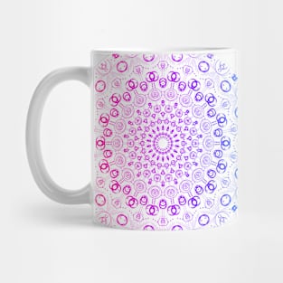 Rainbow Spiral Pattern Mug